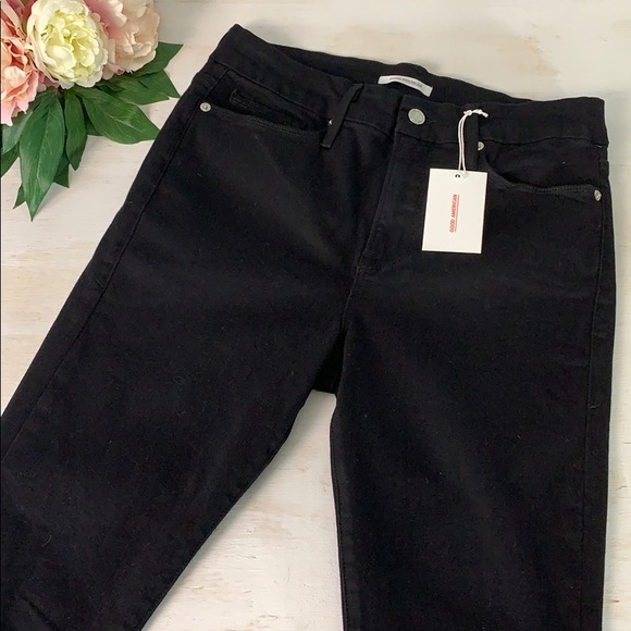 Good American Denim - Good American Good Legs Black High Rise Skinny 32